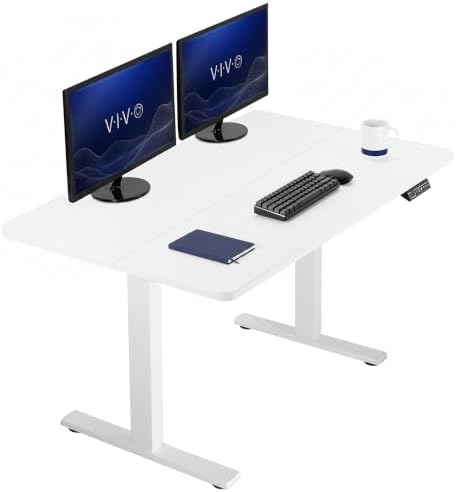 VIVO White 43 x 24 in Standing Desk, DESK-1W4W by VIVO