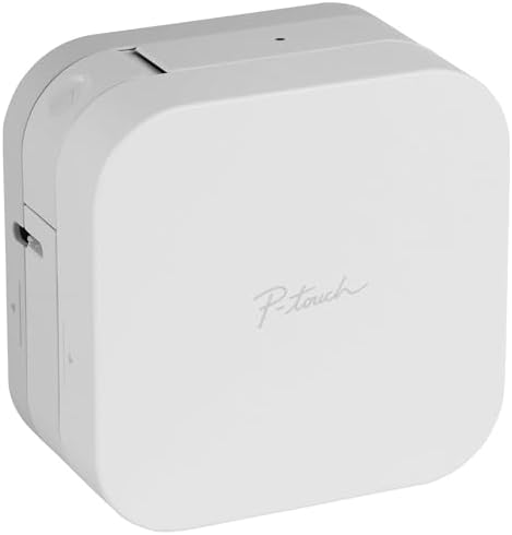 Brother P-Touch Cube Color Smartphone Label Maker, Bluetooth Wireless Technology, Multiple Templates Available for Apple & Android Compatible – White - Image 2