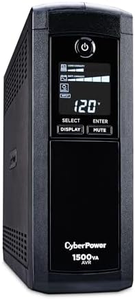 CyberPower CP1500AVRLCD Intelligent LCD UPS Battery Backup by Unknown