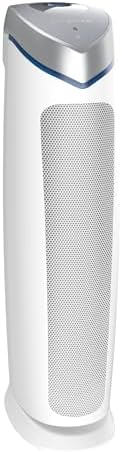 GermGuardian Air Purifier with Genuine HEPA 13 Pet Pure Filter, Removes 99.97% of Pollutants, Covers Large Rooms up to 915 Sq. ft. in 1 Hour, UV-C Light Helps Reduce Germs, 28", White, AC5250WPT by GuardianTechnologies