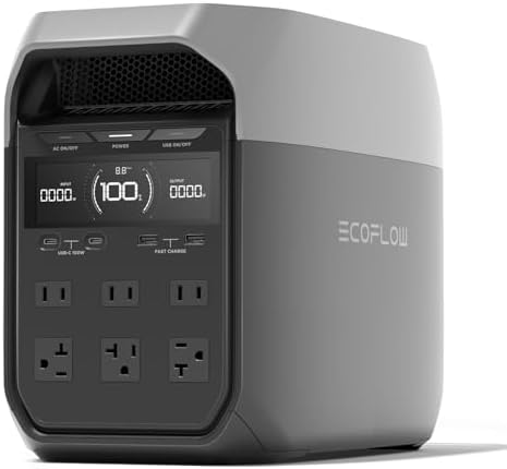 EF ECOFLOW Delta 3 Portable Power Station, 1024Wh 1800W by Unknown