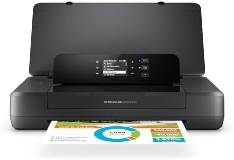 HP OfficeJet 200 Wireless Mobile Printer - Black, Battery Included (CZ993A) by Unknown