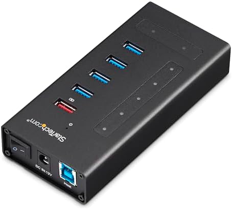 StarTech.com 7 Port USB C Hub - USB Type-C to 2x USB-C/5x USB-A - Commercial Metal USB 3.0 - SuperSpeed USB 3.0 (5Gbps) - BC 1.2 Fast Charge - 5 x usb-a, 2 x usb-c (HB30C5A2CST) - Image 2