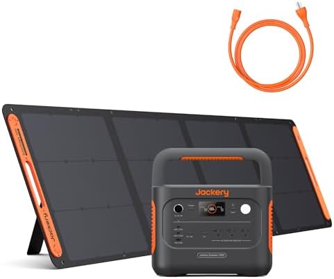Jackery Generator 1000 v2 with 200W Panel, 1070Wh Portable Power Station by Unknown