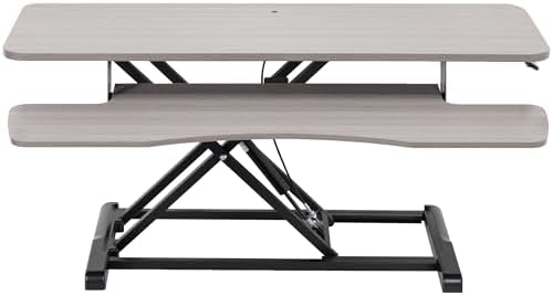 VIVO Dark Gray 36 in Standing Desk Converter, DESK-V036KG by VIVO
