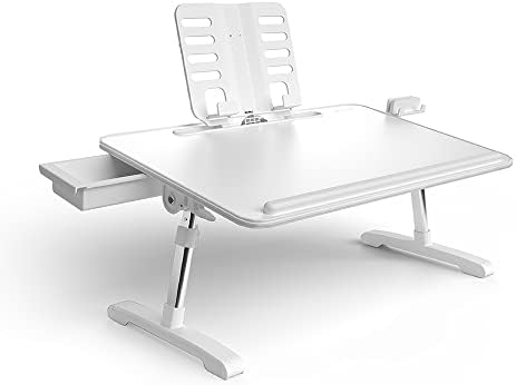 Limitless TotalDesk Portable Workstation and Lap Desk with Adjustable Height & Tilt (White) - Image 4