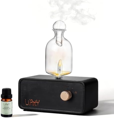 Glass Waterless Essential Oil Diffuser Upgraded, Nebulizing diffusers by LIARTY