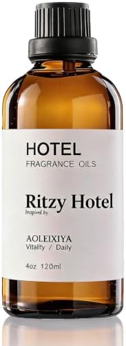 Hotel Essential Oil Collection Waterless Diffuser Oil - Premium Fragrance Oil for Ultrasonic Diffusers and Crafting - 4 Fl Oz by AOLEIXIYA