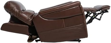 Pride Viva Lift Ultra Power Recliners - Lift Chair for Adults, 400 Lbs Weight Capacity, Lithium Battery Backup, 22.5" W x 21" D Comfort Seat, Medium, Sorrento Leather Coffee - PLR4955M - Image 5