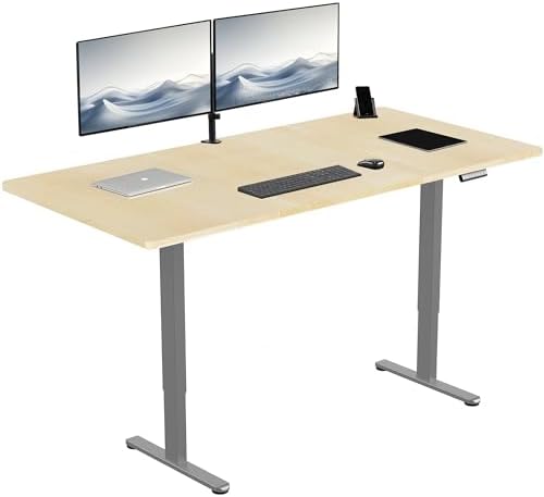VIVO Light Wood 71 x 36 in Standing Desk, DESK-KIT-E2G7C-36 by VIVO