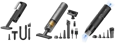 HOTO HOTP Auto Care Air Duster & Vacuum Bundle BlowVac Handheld Vacuum Compressed Air Capsule by HOTOTools