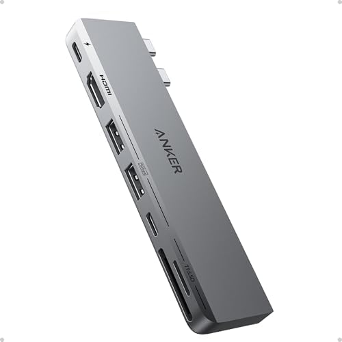 Anker USB-C Hub for MacBook, 7-in-2 Mac Dock with 4K@60Hz HDMI by Anker