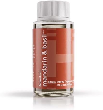 Homedics SereneScent Waterless Diffuser Oil Refill — Mandarin Basil (120ml) by Homedics