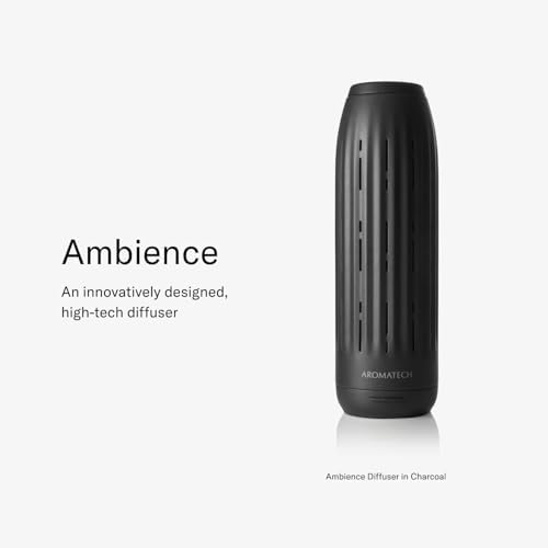 AromaTech Ambience Scent Diffuser – Waterless Cold-Air Diffuser for Essential Oils, Bluetooth App Control, Up to 1000 Sq Ft, Home, Hotel & Spa – Charcoal - Image 5
