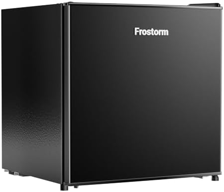 1.6 Cu Ft Mini Fridge with Freezer, Single Door Upright Freezer - Image 2