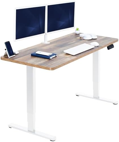 VIVO Reclaimed Wood 60 x 24 in Standing Desk, DESK-KIT-2W6P by VIVO