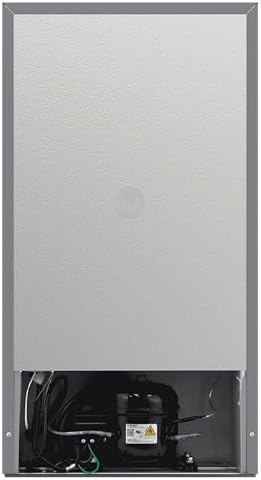 Frigidaire Compact Refrigerator with Top Freezer - 2 Door Fridge with 3.2 Cu Ft, Contemporary Series, Platinum - Image 5