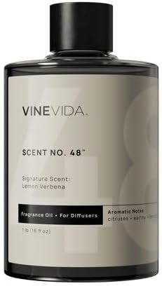 VINEVIDA [16 Fl Oz] Lemon Verbena Fragrance Oil for Cold Air Diffusers, Essential Oils for Diffuser Oil Refill & Air Freshener Room Spray by VINEVIDA