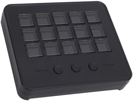 Bewinner LCD Custom Keyboard for Stream Control Deck with 15 Customizable Keys, Studio Controller Gaming Workflow Macro Keypad for OBS PC by Bewinner