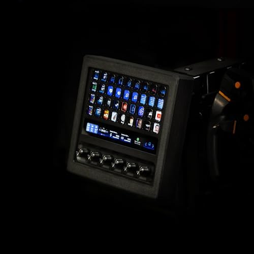 SimSport Gadget Enclosure for Stream Deck + XL with Metal Swivel Mount Sim Rig Aluminum Profile - Image 6