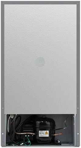 Frigidaire Mini Refrigerator, Compact Freezer Compartment, Adjustable Thermostat Control, Reversible Door, Contemporary Series, 3.2 cu ft, Platinum - Image 7