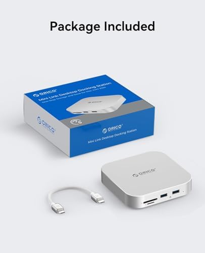 ORICO 8-in-1 Mac mini M4 Dock Compatible with Mac mini M6,M5 Pro,M4/M4 Pro - Image 7
