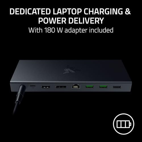 Razer USB 4 Dock, 14 Ports, Windows & Mac Compatible, Black - Image 5