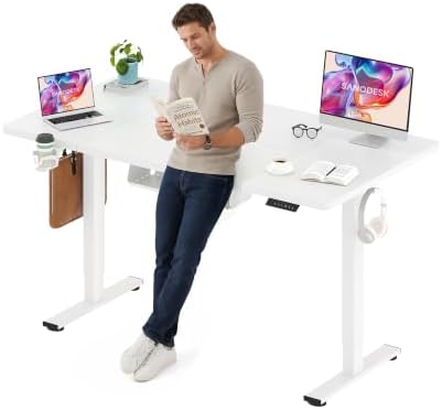 SANODESK 63''x32'' Large Electric Computer Height Adjustable Standing Desk by sanodesk