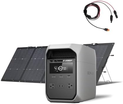 EF ECOFLOW Solar Generator DELTA 3 Classic with 220W Solar Panel, 1024Wh by Unknown