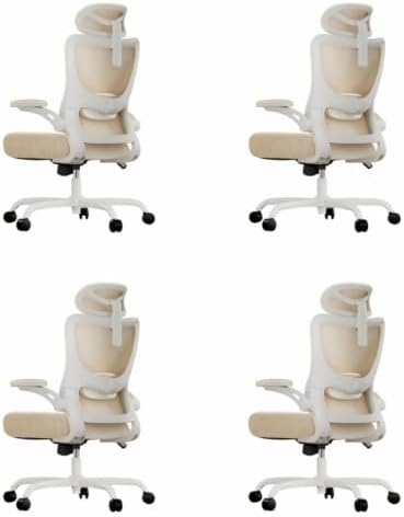 Marsail Ergonomic Office Chair with 3D Armrests, Pack of 4 by Marsail