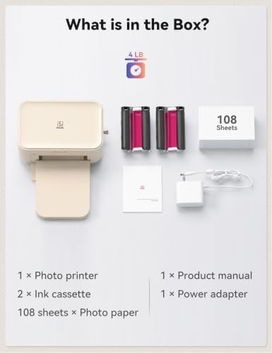 iDPRT 4x6 Photo Printer, CP4100 Phone Printer 108 Sheets & 2 Cartridges - Image 6