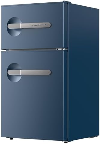 Frigidaire, 3.1 Cu. Ft. 2 Door Retro Series Compact Refrigerator, Built-In Side Bottle Opener, Blue - Image 3