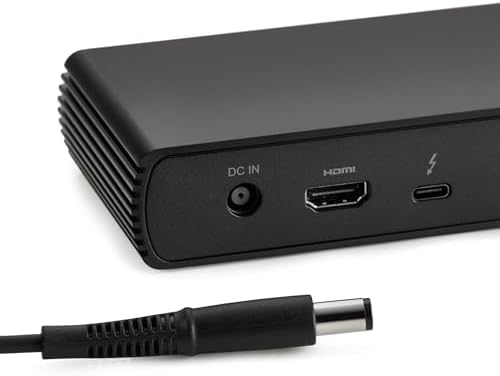 Amazon Basics Thunderbolt 4 Pro Docking Station, Dual 4K Monitor Support, 8K Display, 2xTBT4, 1xHDMI2.1, 3xUSB A 3.1, RJ45 Ethernet, Black, 7.86 x 2.95 x 1.23 inches - Image 5