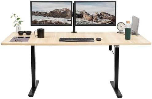 VIVO Light Wood 71 x 30 in Standing Desk, DESK-KIT-0B7C by VIVO