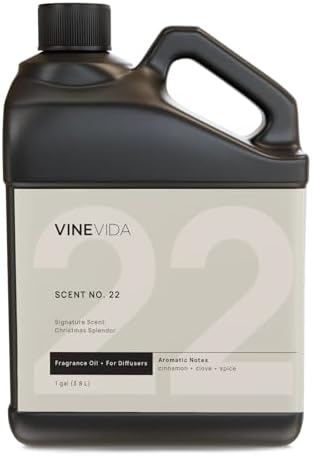 VINEVIDA [128 Fl Oz] Christmas Splendor Fragrance Oil for Cold Air Diffusers, Essential Oils for Diffuser Oil Refill & Air Freshener Room Spray by VINEVIDA