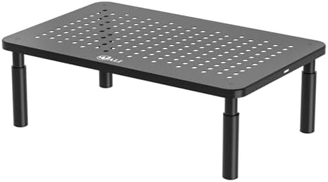 WALI Dual Monitor Stand for Desk, Adjustable Laptop Riser, up to 44 lbs by WALI