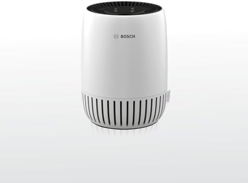 BOSCH Air Purifier for Home, Small Spaces (Covers, 500-sq ft), 2-in-1 Filter for Pollen, Smoke, Dust, Dander, Outdoor Pollution, Odors, Air 500, White by BoschThermotechnology