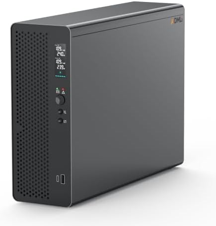 1500VA/1000W LiFePO4 UPS Battery Backup, Pure Sine Wave, 8 Outlets by ADMLiAdvancedLithiumPower