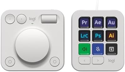 Logitech MX Creative Console 9 Customizable Keys - Pale Grey by Unknown