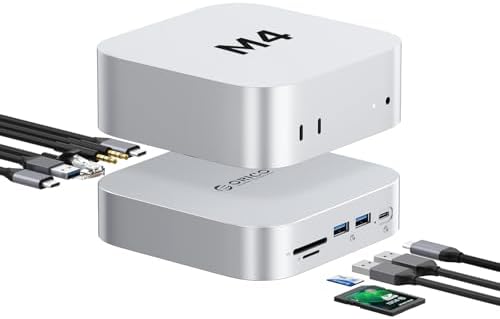 ORICO Mac mini Dock & Stand Compatible with Mac mini M6,M5 Pro,M4/M4 Pro by ORICO
