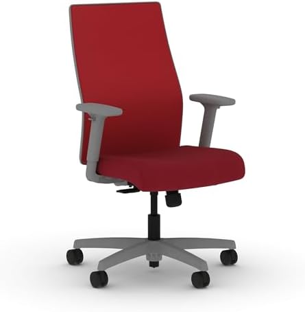 HON Ignition 2.0 Ergonomic Office Chair, Lumbar Support, Bullseye by HON