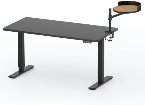 FLEXISPOT EN2 55"x28" Standing Desk Bundle with Monitor Mount, Maple by Unknown