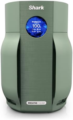 Shark BreatheClear Smart Air Purifier, HP162GN, Sage by Shark