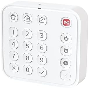 Arlo Wire-Free Keypad for Arlo Home Security System - Certified Accessory - Alarm Keypad, DIY Install, Built-in Siren, White - KB1001 by Unknown