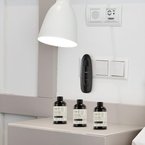 VINEVIDA Studio Plug in Waterless Diffuser and 3 Hotel Fragrance Oils - Diffuser for Home - Room Fragrance Air Diffuser [Black Scent Machine] - Image 5