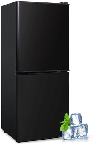 4.2 Cu Ft Mini Fridge for Bedroom, 2 Door Small Fridge, Small Refrigerator by CucinaMagica
