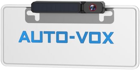 AUTO-VOX Single Solar Wireless Backup Camera: 2-Min Installation, HD 1080P, 5000mAh Battery, for Solar 1 Plus& SL16 &3Aplus for Dual Split Screen, Get Clear Front and Rear View by AUTO-VOX