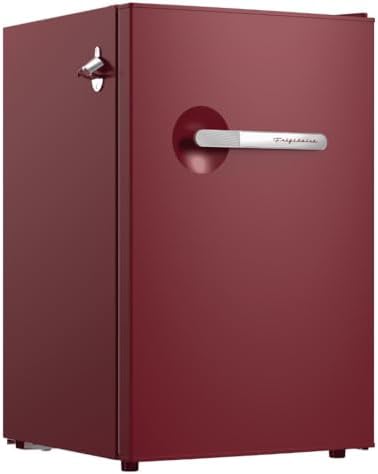 Frigidaire, 4.5 Cu. Ft. Retro Series Compact Refrigerator, Built-In Side Bottle Opener, Red - Image 2