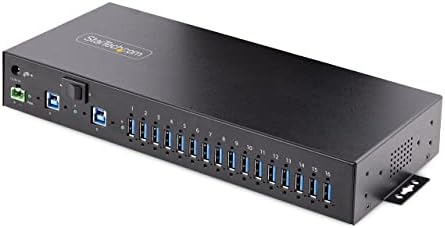StarTech 16-Port Industrial USB 3.0 Hub 5Gbps, TAA (5G16AINDS-USB-A-HUB) by StarTech