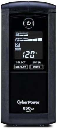 CyberPower CP850AVRLCD Intelligent LCD UPS Battery Backup by Unknown